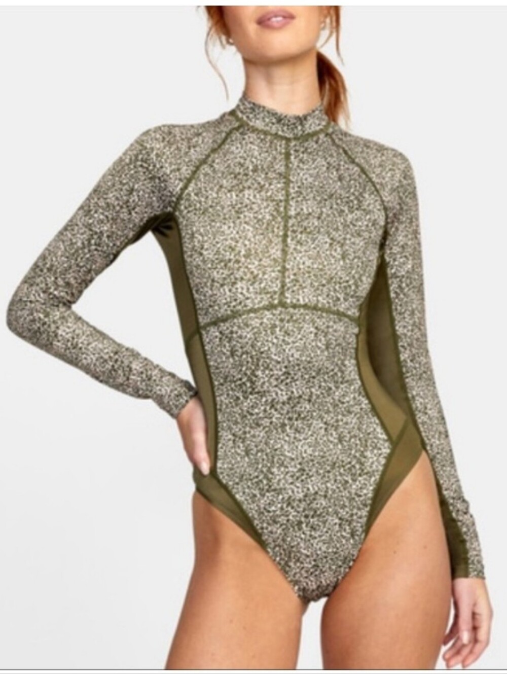 RVCA Leopard Print One Piece & Bikini Set